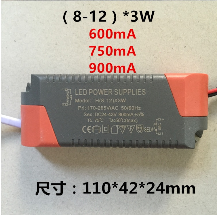 ο LED ̹ AC 120- 265V 900mA ( 8 - 12 )* 3W ..